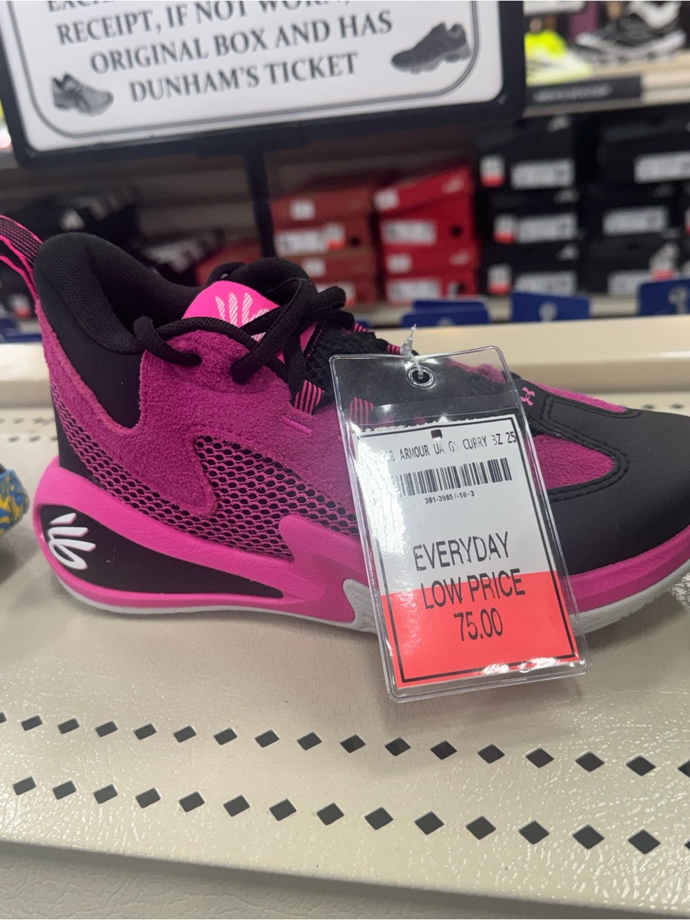 Pink Women's Athletic Sneakers - Performance Basketball Shoes - Picture 5 of 5